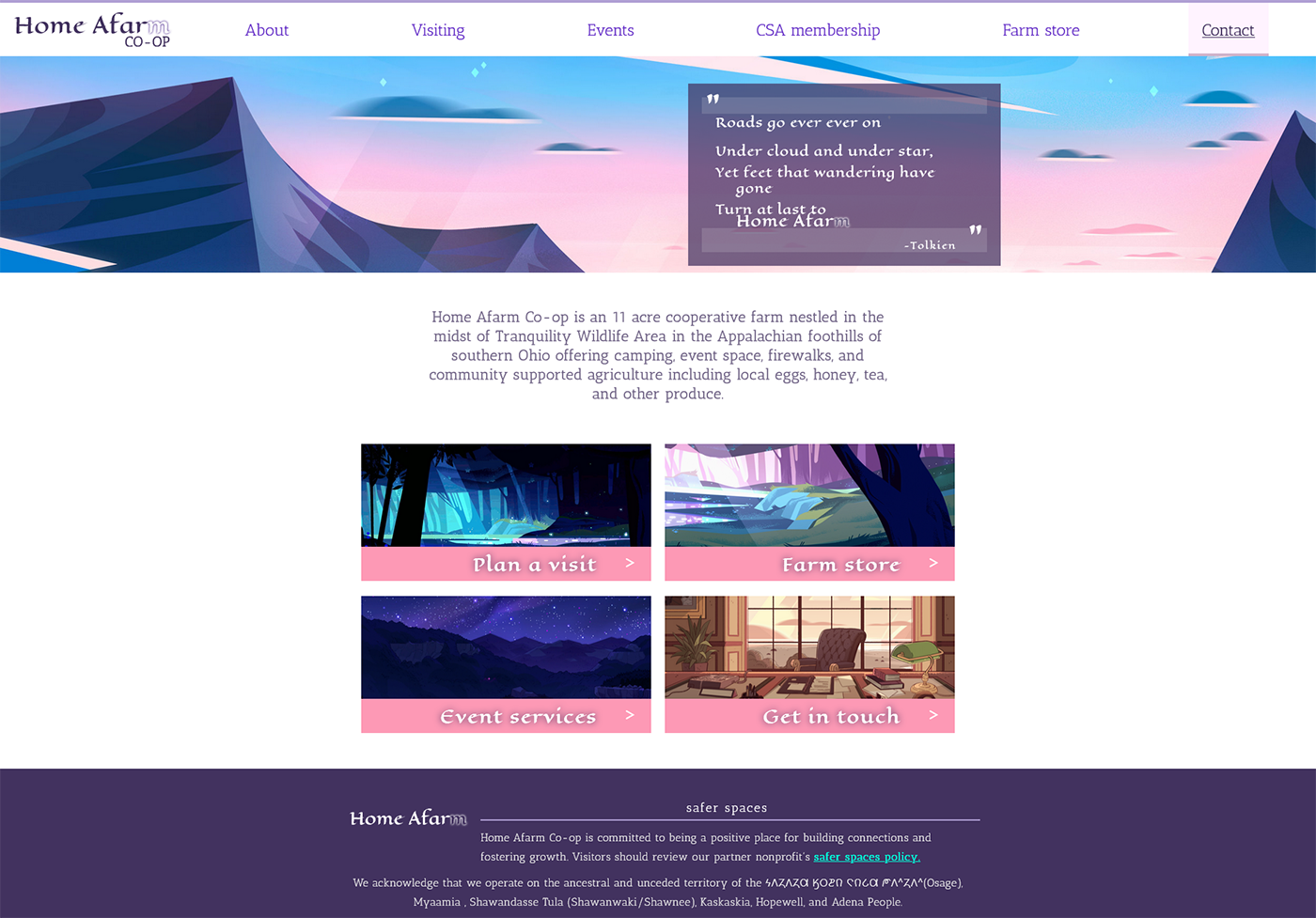 Home Afarm Co-op home page