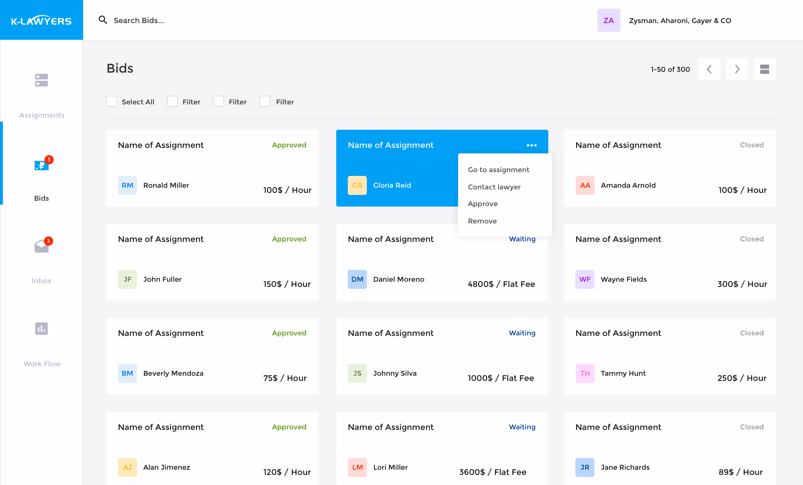 K-Lawyers Product Design UX/UI
