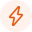 Blue check mark inside a circle symbol indicating confirmation or approval.