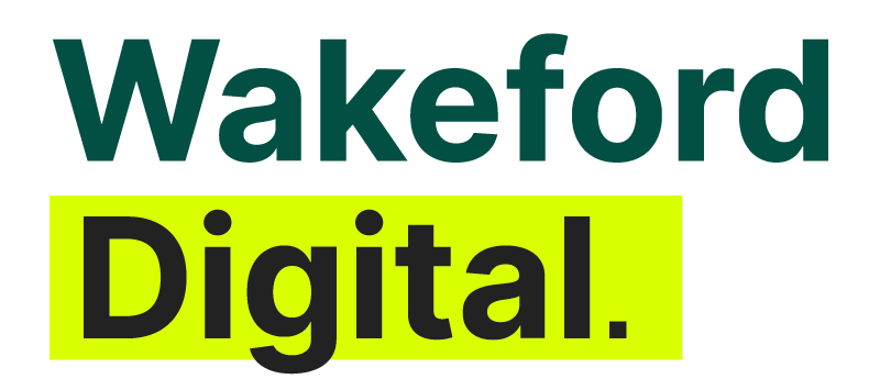 domin8 designs logo in white