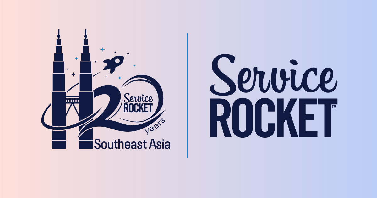 Southeast Asia ServiceRocket Anniversary Logo