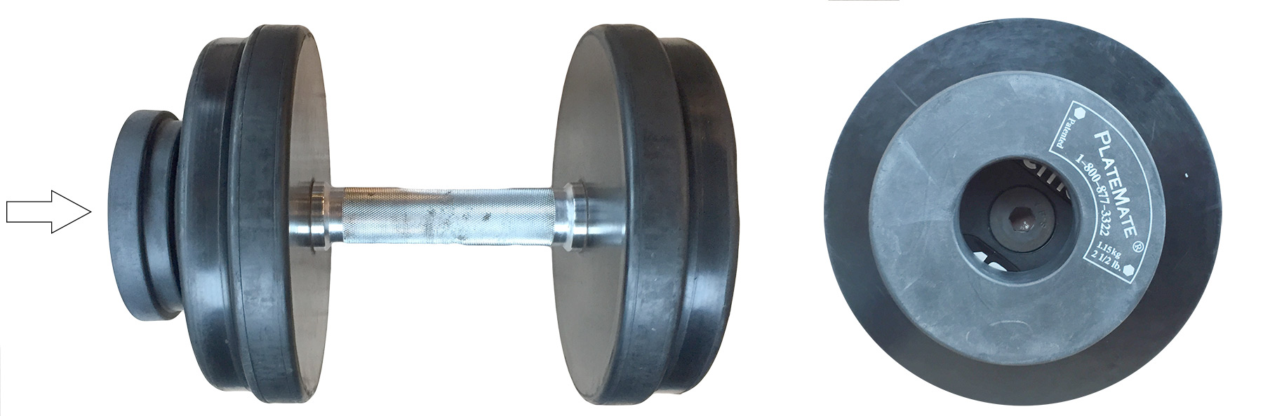 Magnet dumbbell weighs