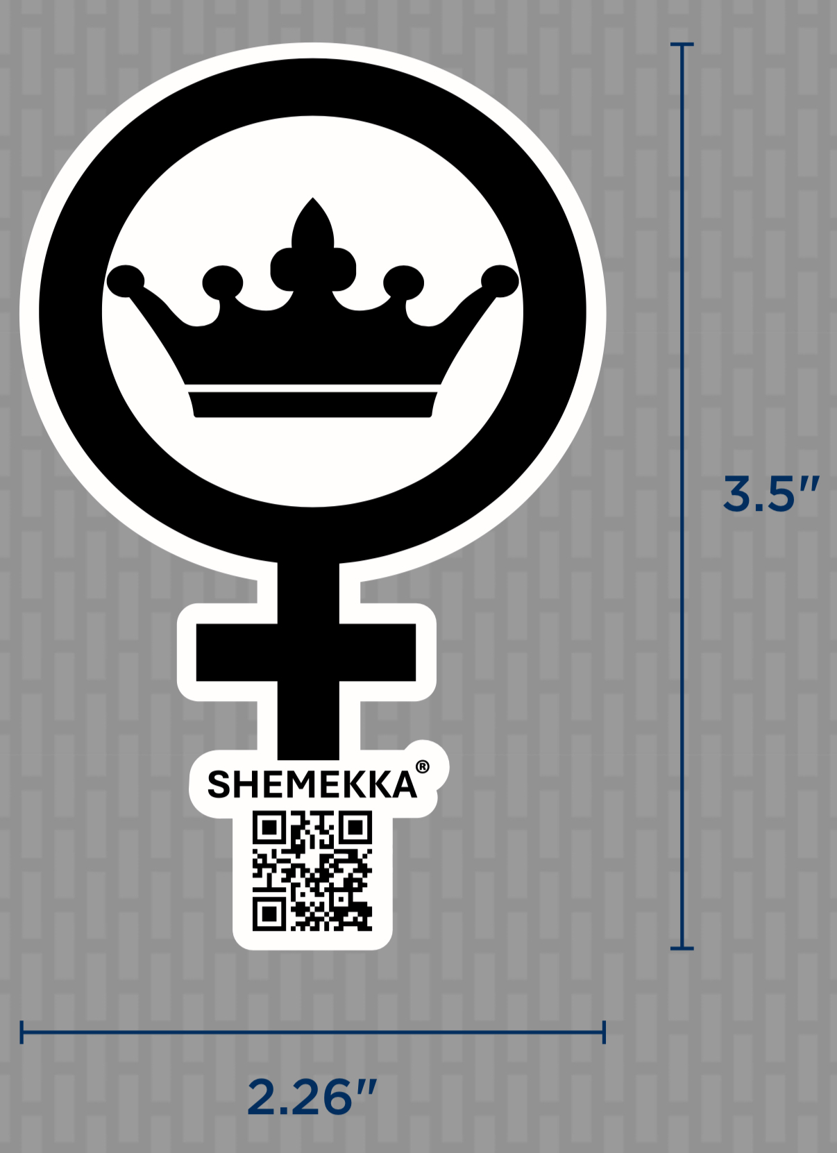 Client Design Shemekka Logo QR Code