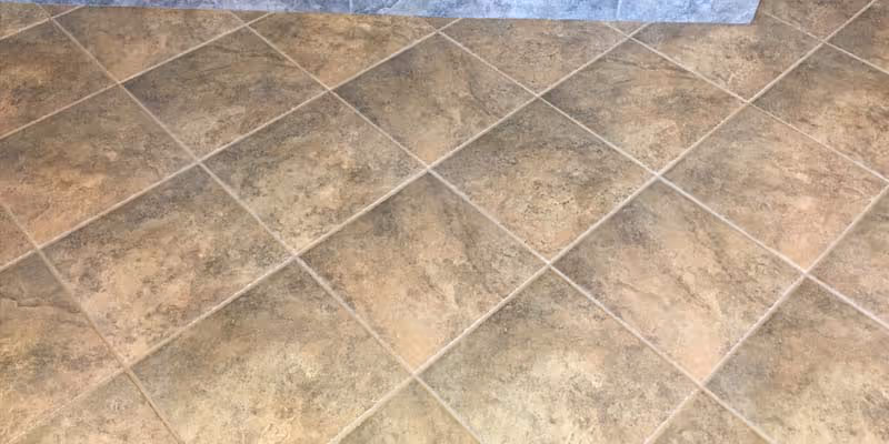 Commercial tile after cleaning