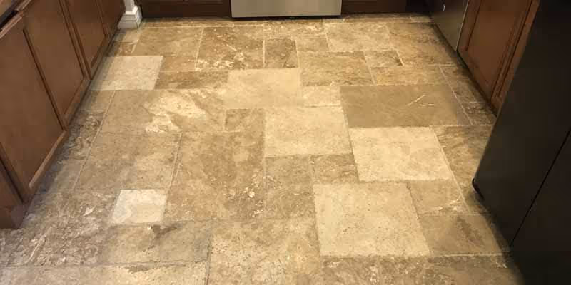 Tumble Travertine Tile Cleaning