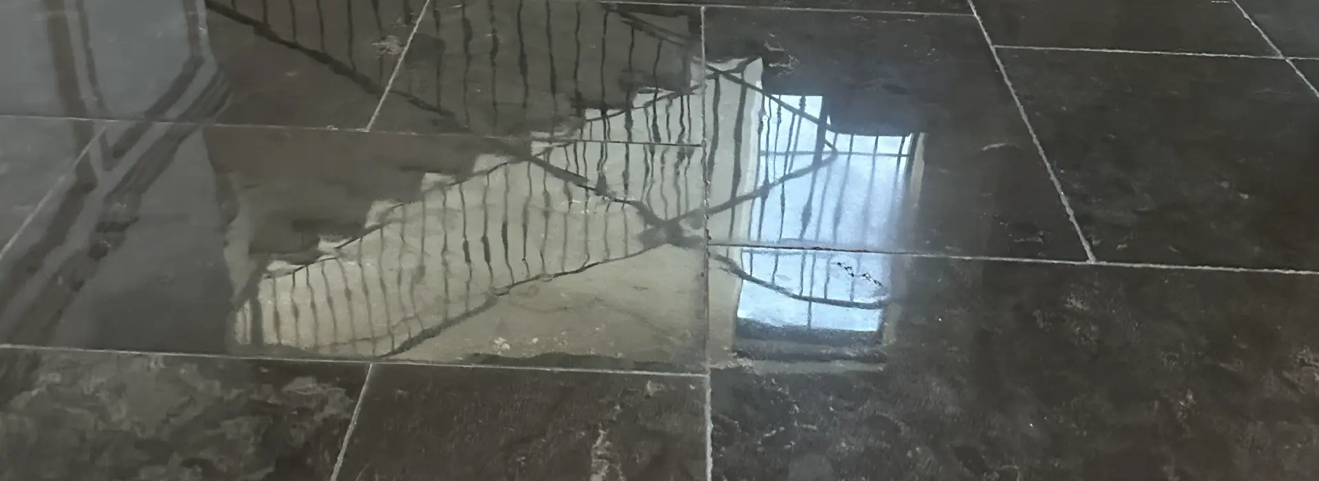 Belgian Bluestone limestone floor at a Paradise Valley property