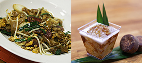 Char Kway Teow, Nyonya Popiah and Sago Gula Melaka