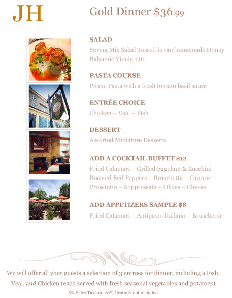 Gold Dinner Package Image
