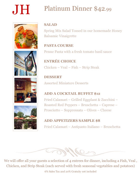 Platinum Dinner Package Image