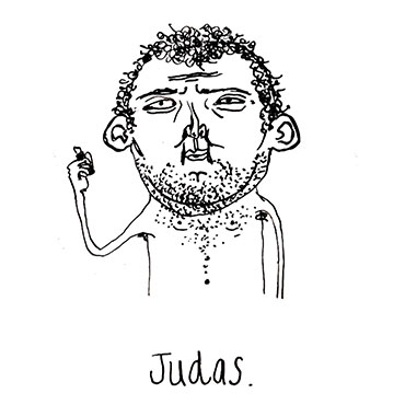 Judas Illustration by Mychal Handley
