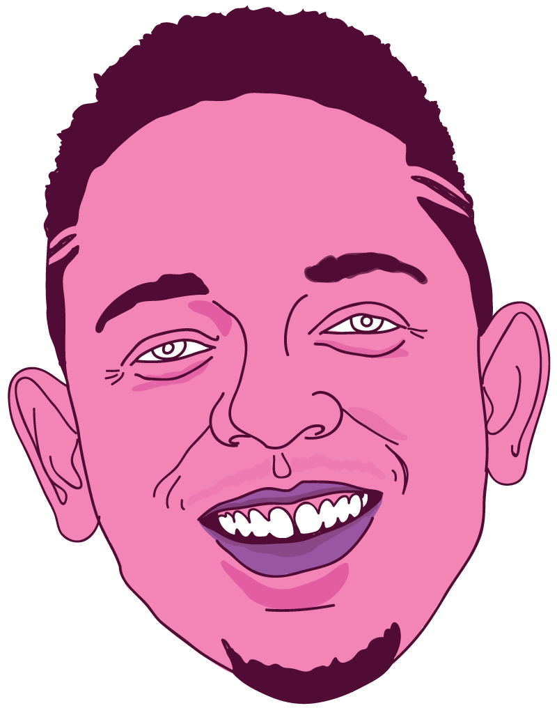 Kendrick Lamar Floating Head - Mychal Handley