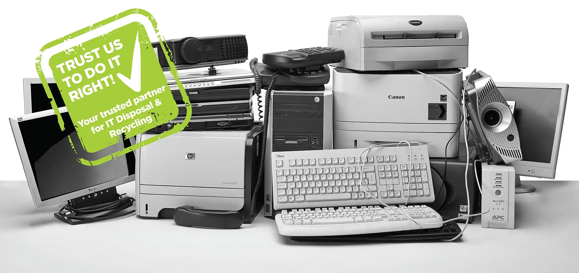 GreenIT Disposal. Trust us to do it right!