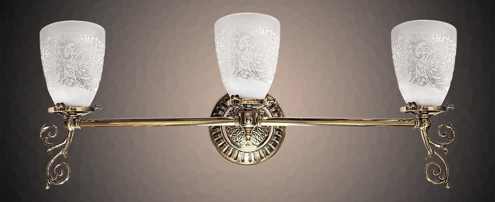 Antique style lighting fixture wall sconce NS22 custom design in polished brass. Great for powder room, bathroom, over a vanity mirror, over a picture frameEE