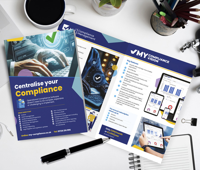 Brochure design and annual reports