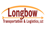 Longbow Transportation & Logistics, LLC company logo with a stylized orange bow above the text.
