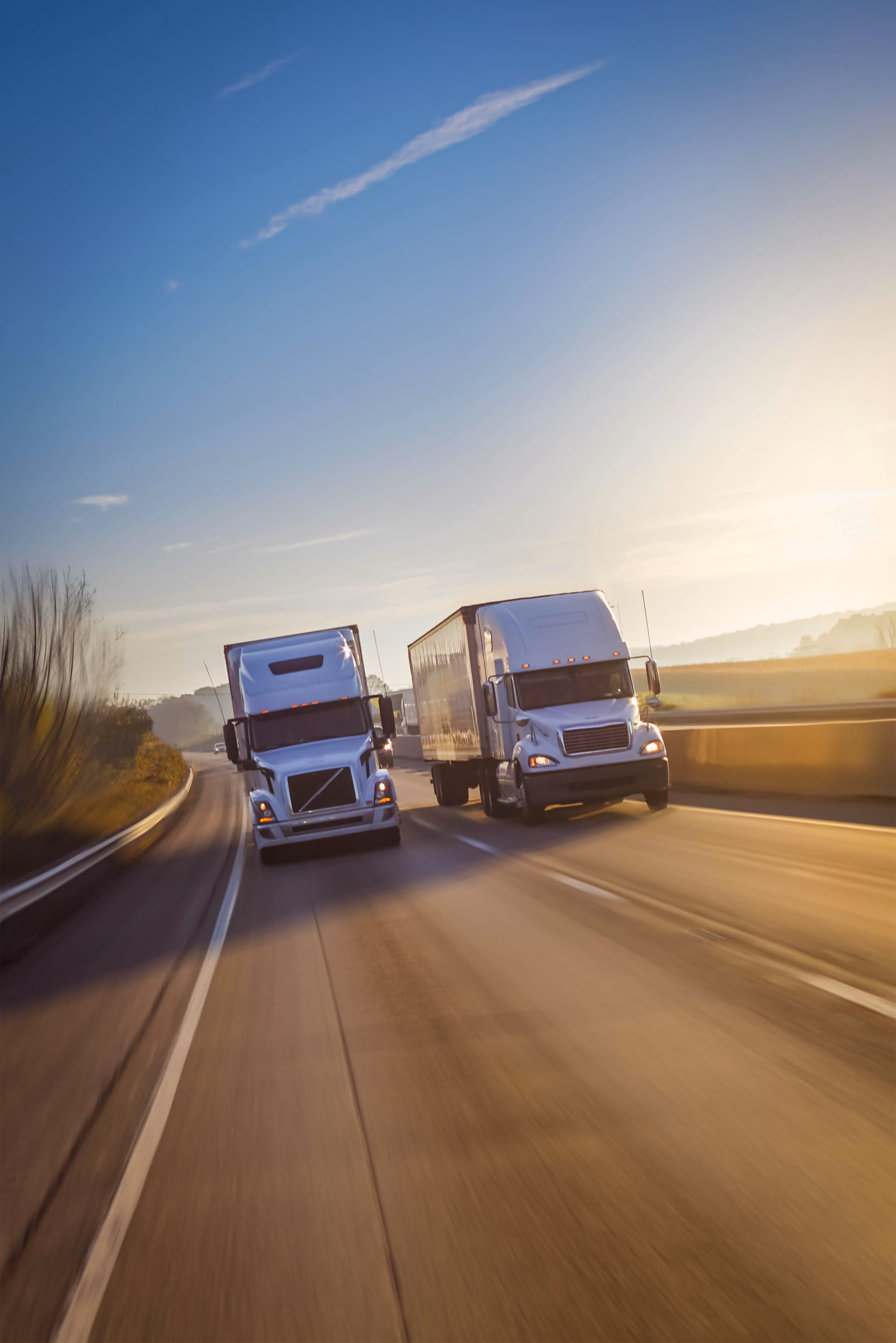 US 1 Network Trucks Hauling Freight