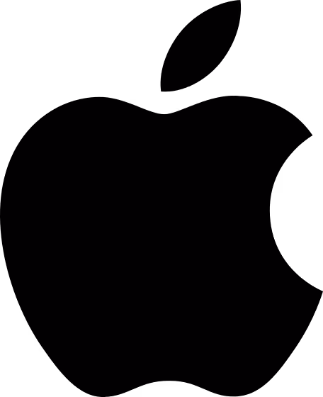 Black and white silhouette of a crow or raven facing right with a curved beak and simple features.