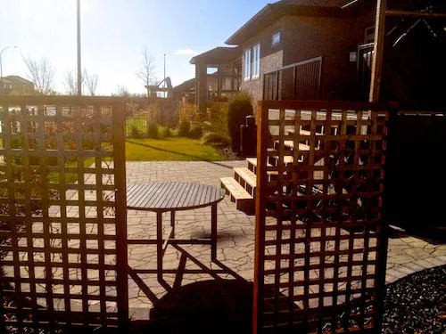 Winnipeg Landscaping patio Sage creek