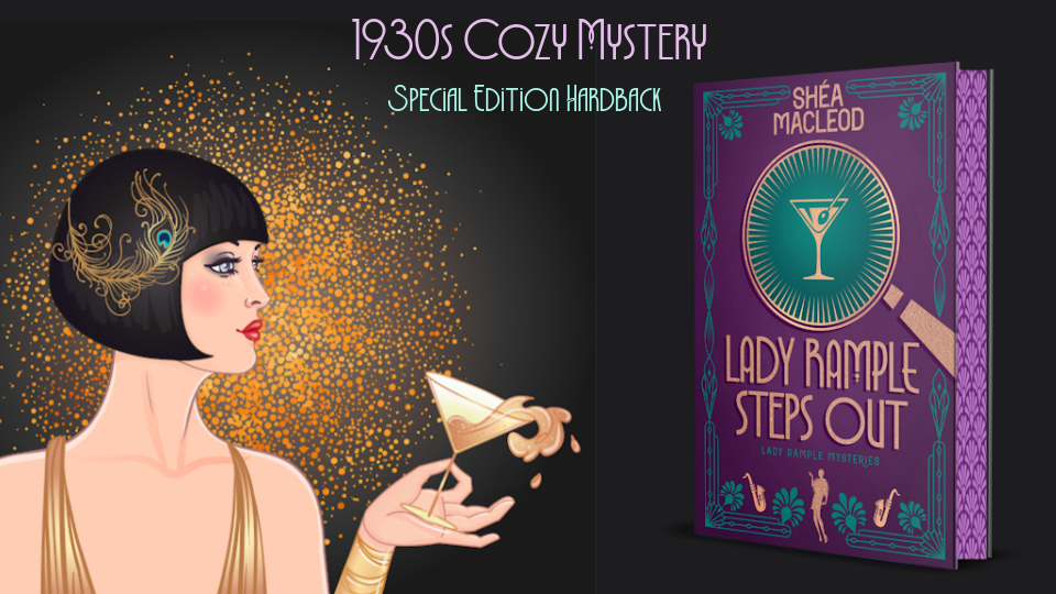 A glamorous woman standing next to a vintage car. Special edition hardback book in foreground. 