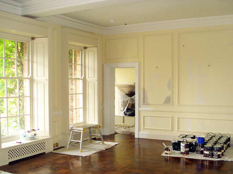 Complete redecoration plus conversion of cottage into two apartments