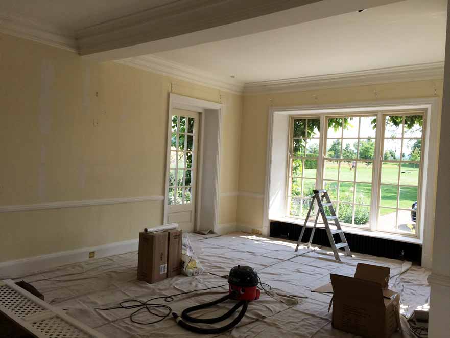 Complete redecoration plus conversion of cottage into two apartments