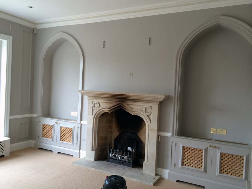 Complete redecoration plus conversion of cottage into two apartments