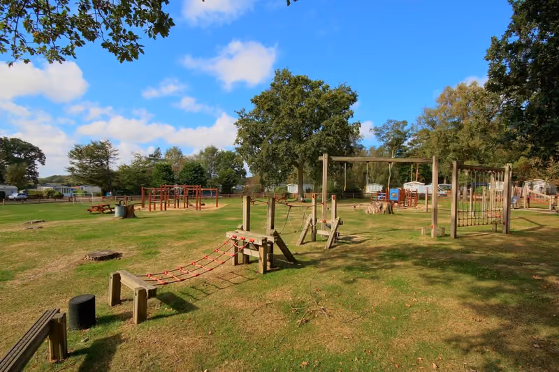 outside show block at woodlands caravan park