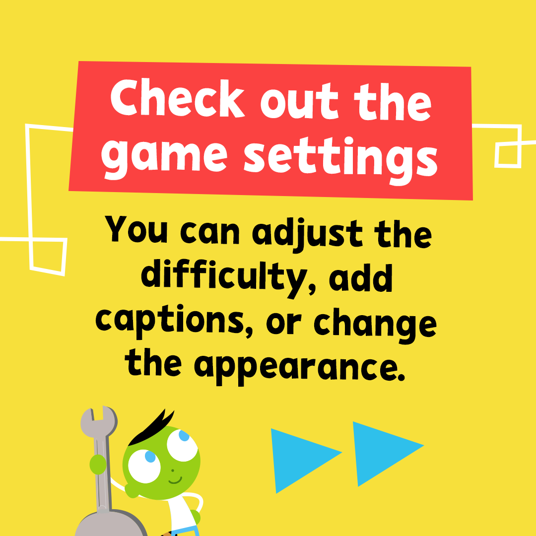 Check out the game settings