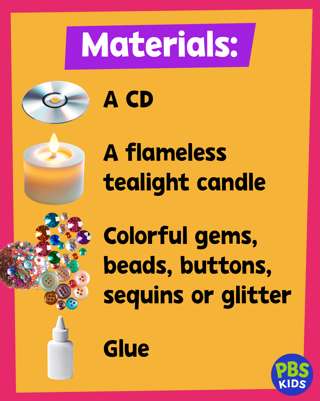 Materials list