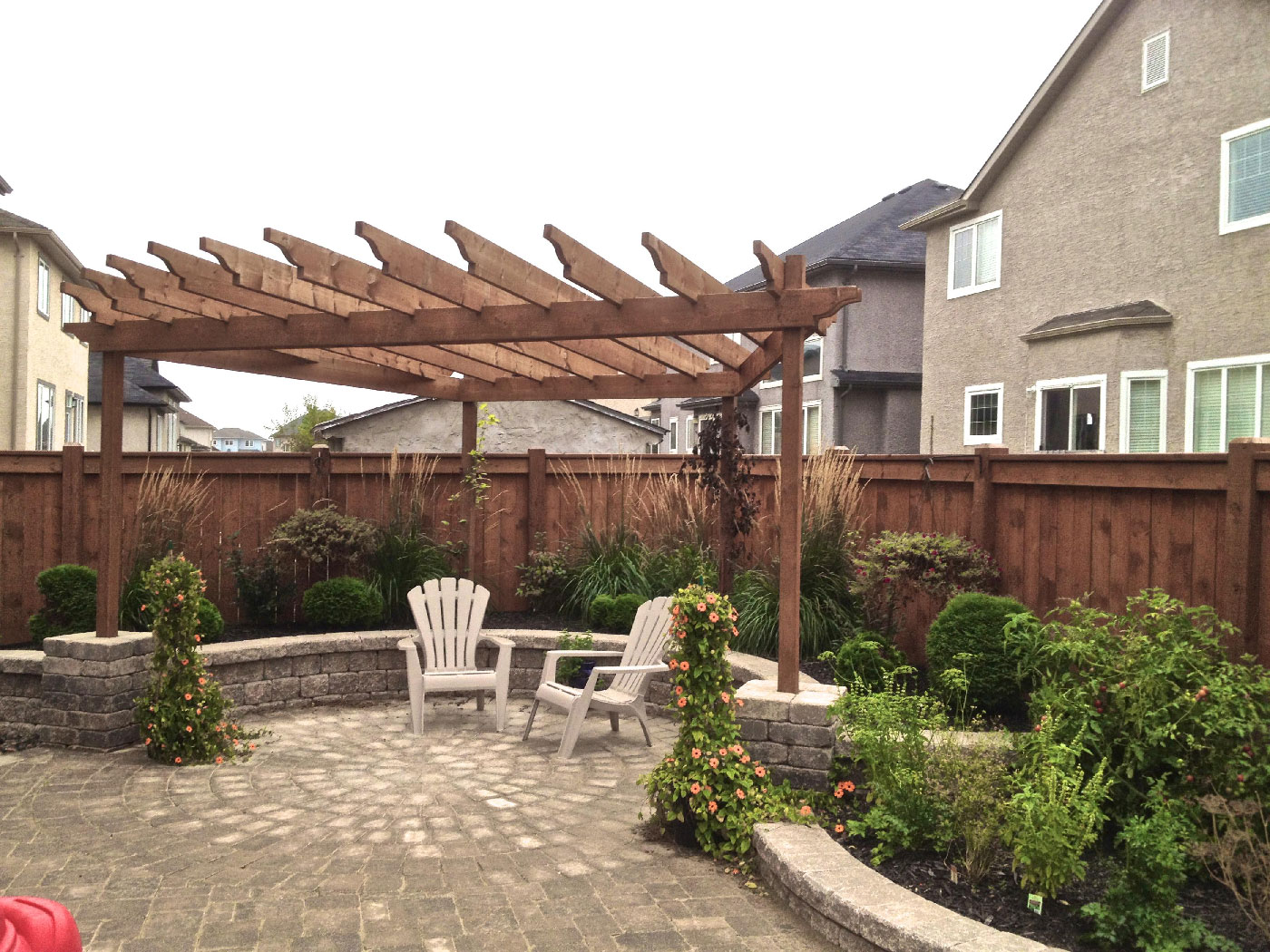 Landscaping in Winnipeg - Pergola design 2