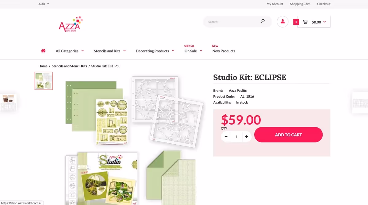 AZZA Pacific Scrapbooking 