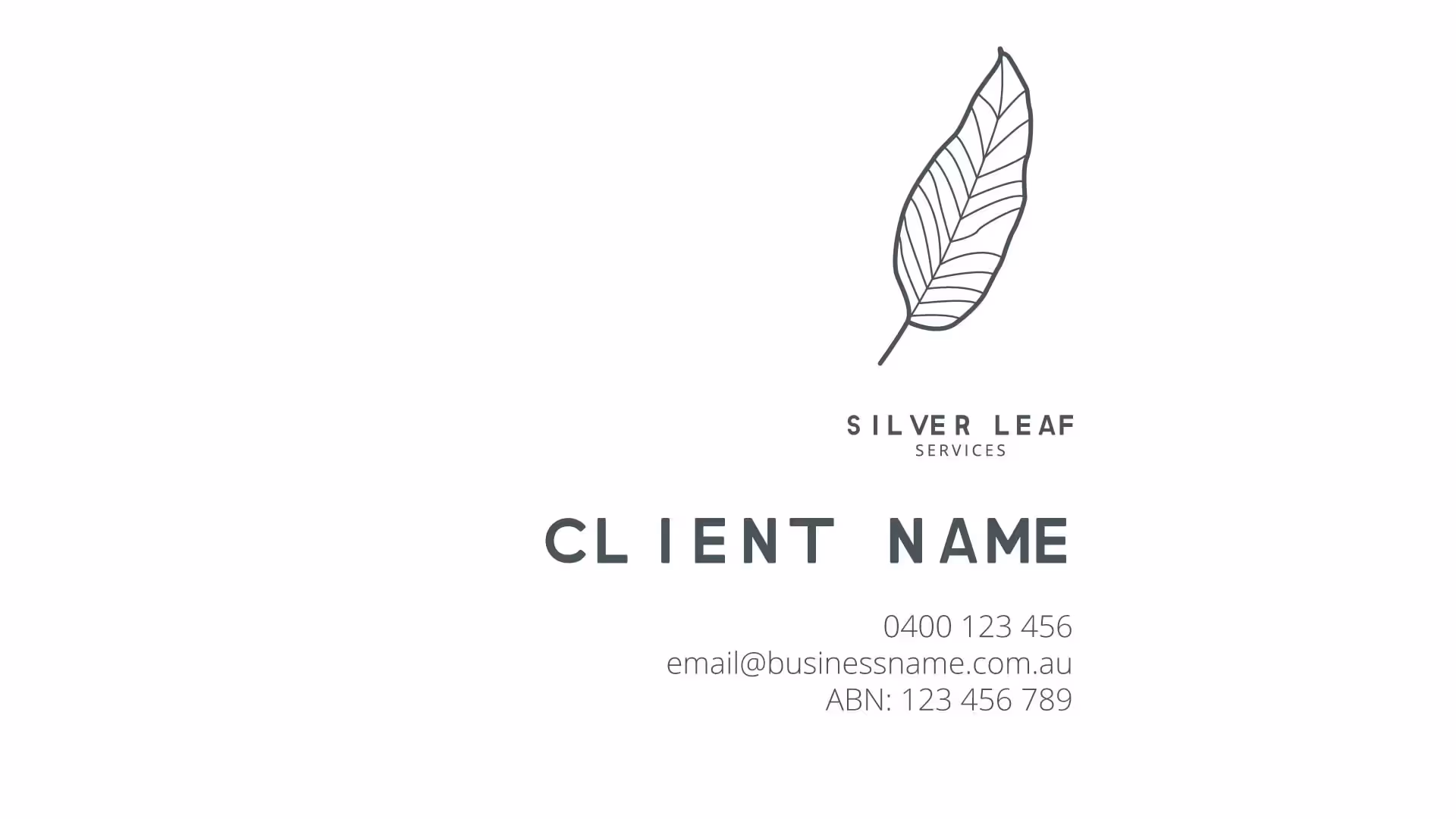 Silver Leaf Services Logo