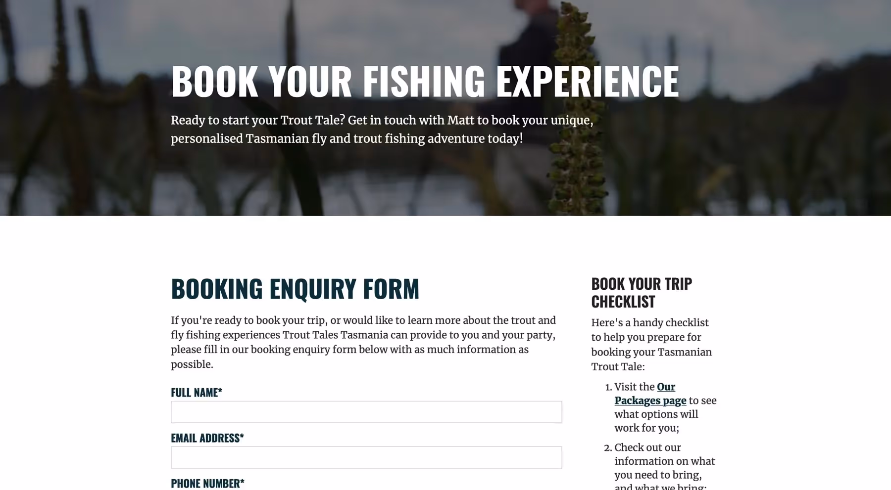 Trout Tales Tasmania