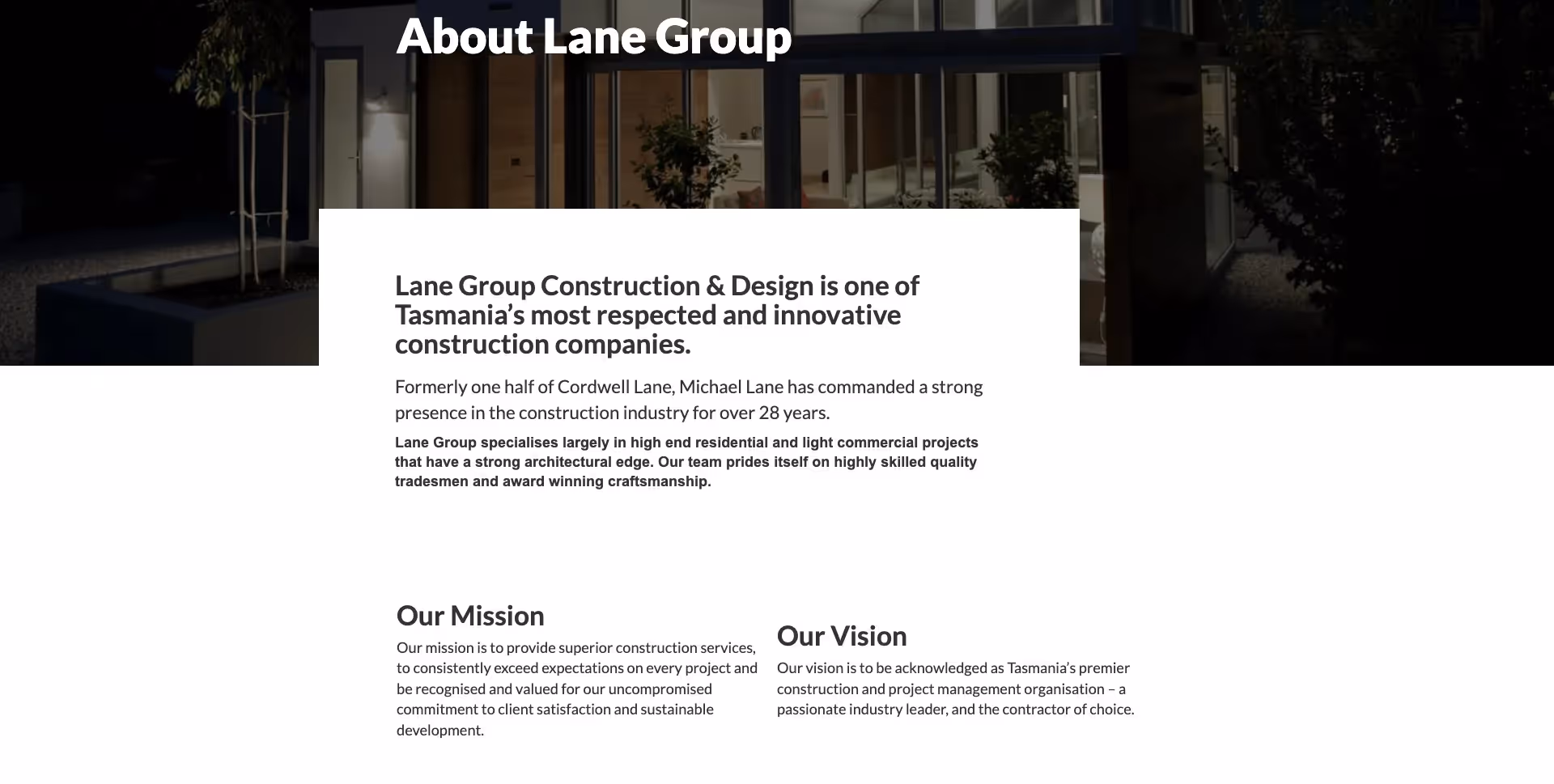 Lane Group Tasmania