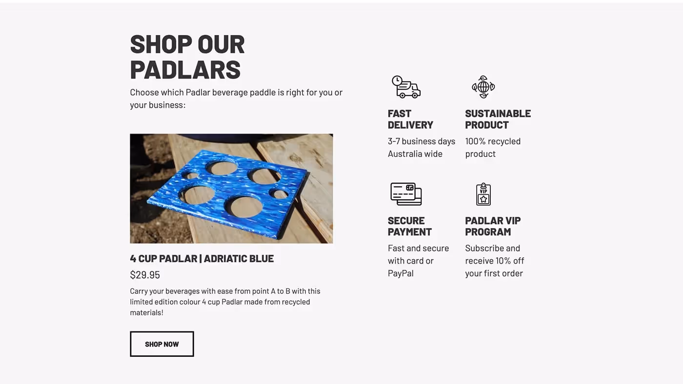 Padlar Beverage Paddles