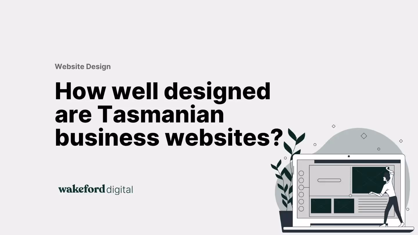How well designed are Tasmanian business websites?