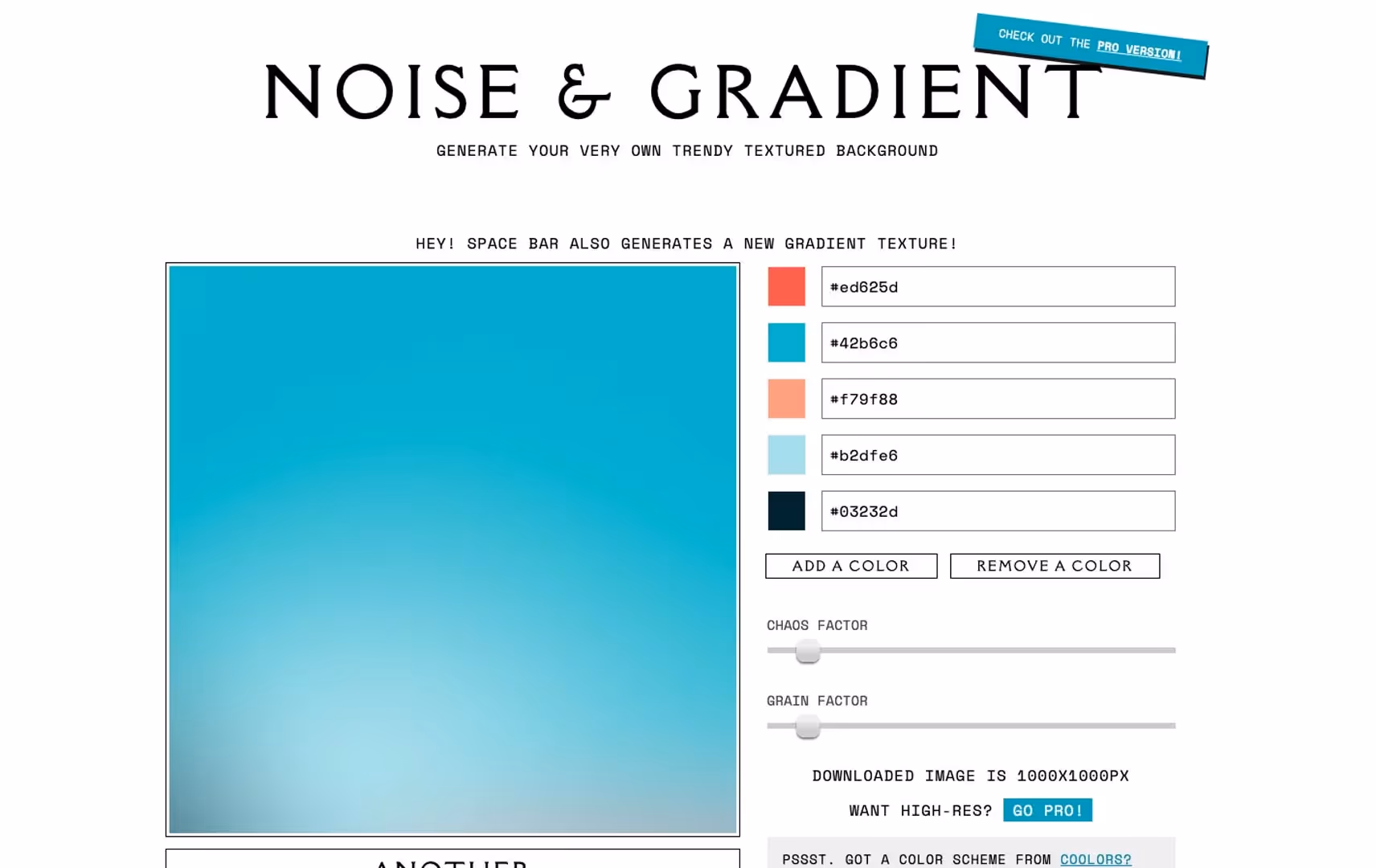 Noise & Gradient