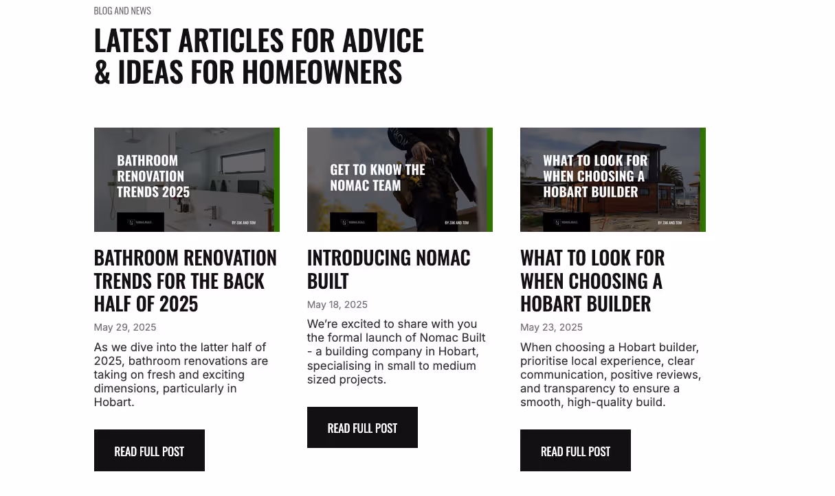 Nomac Built