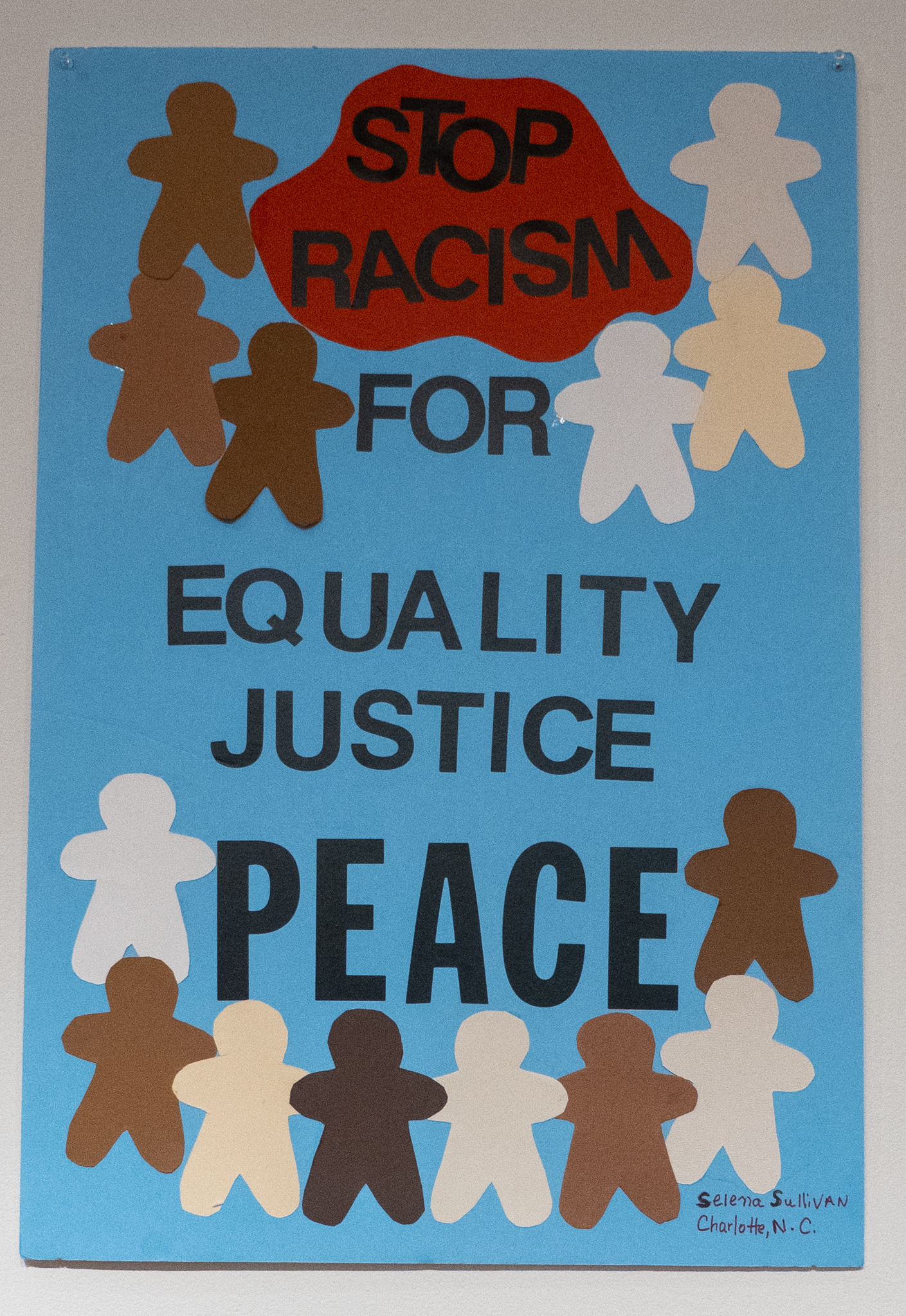 stop racism for equality justice peace
