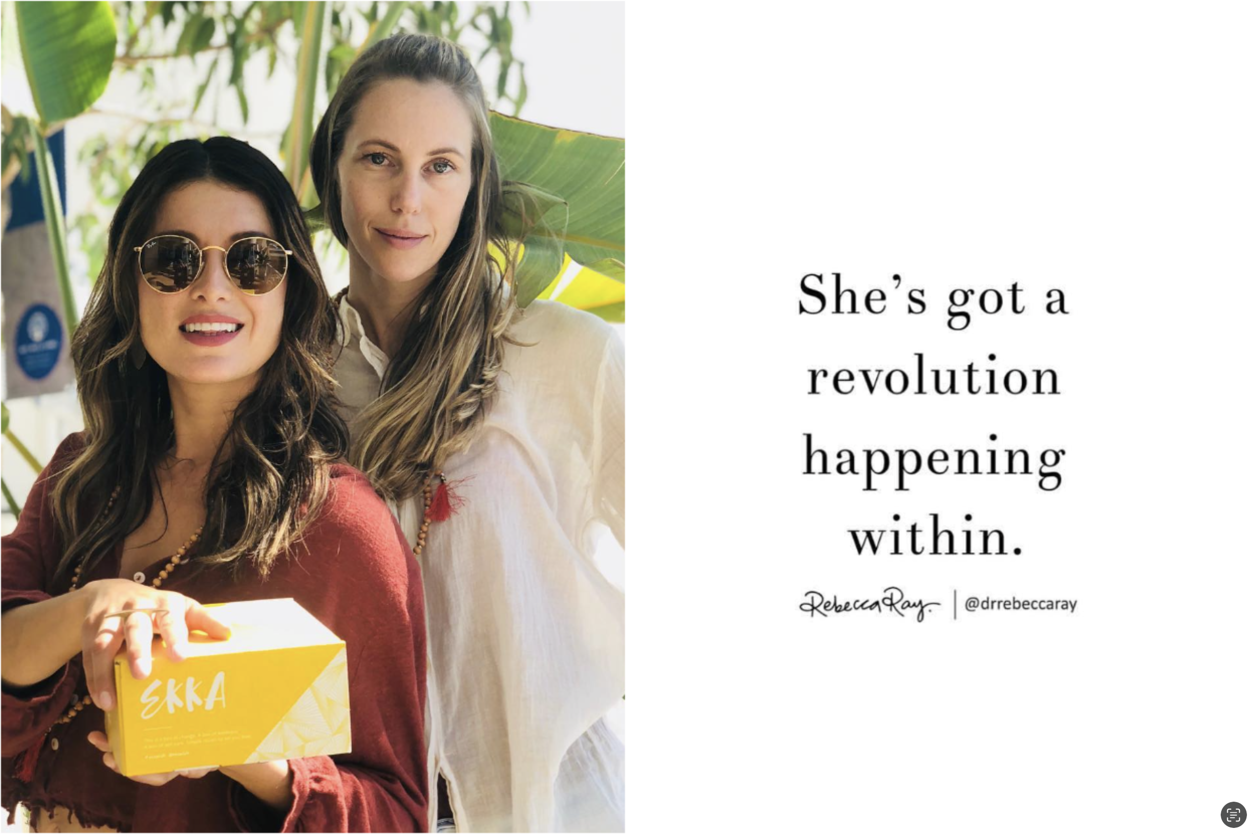 She's got a revolution happening within.