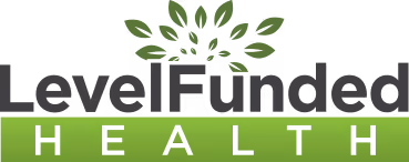 Level Funded Health logo. Reduce costs. Improve Benefits.