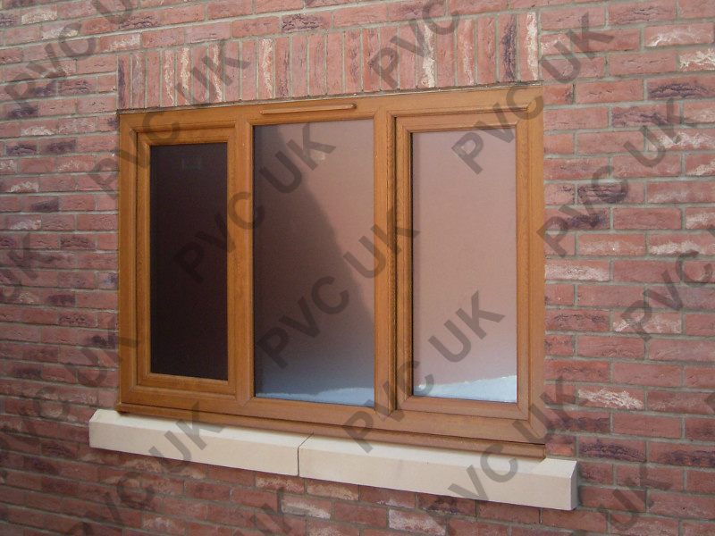 Brown PVC Window