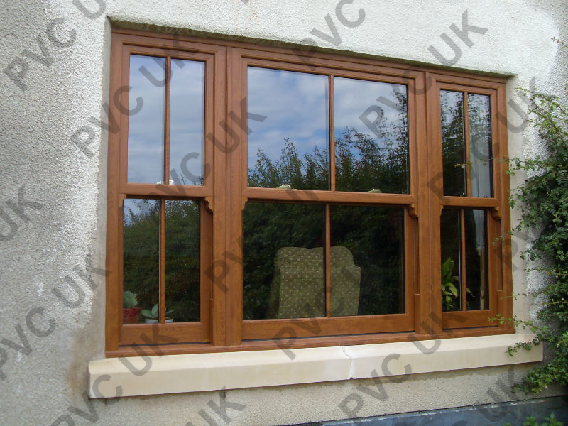 Brown PVC Window