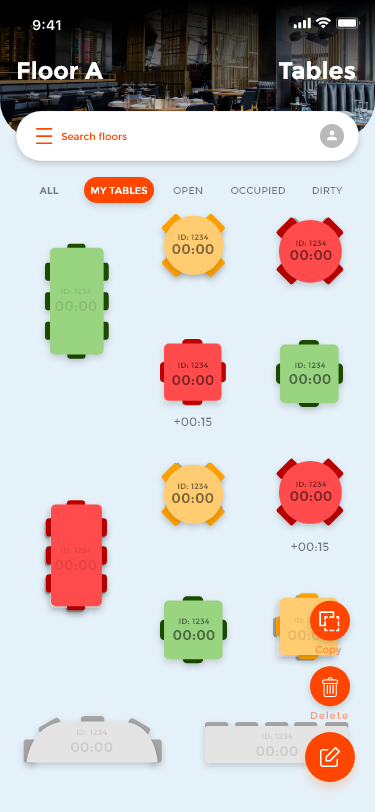 restkon mobile app screenshot