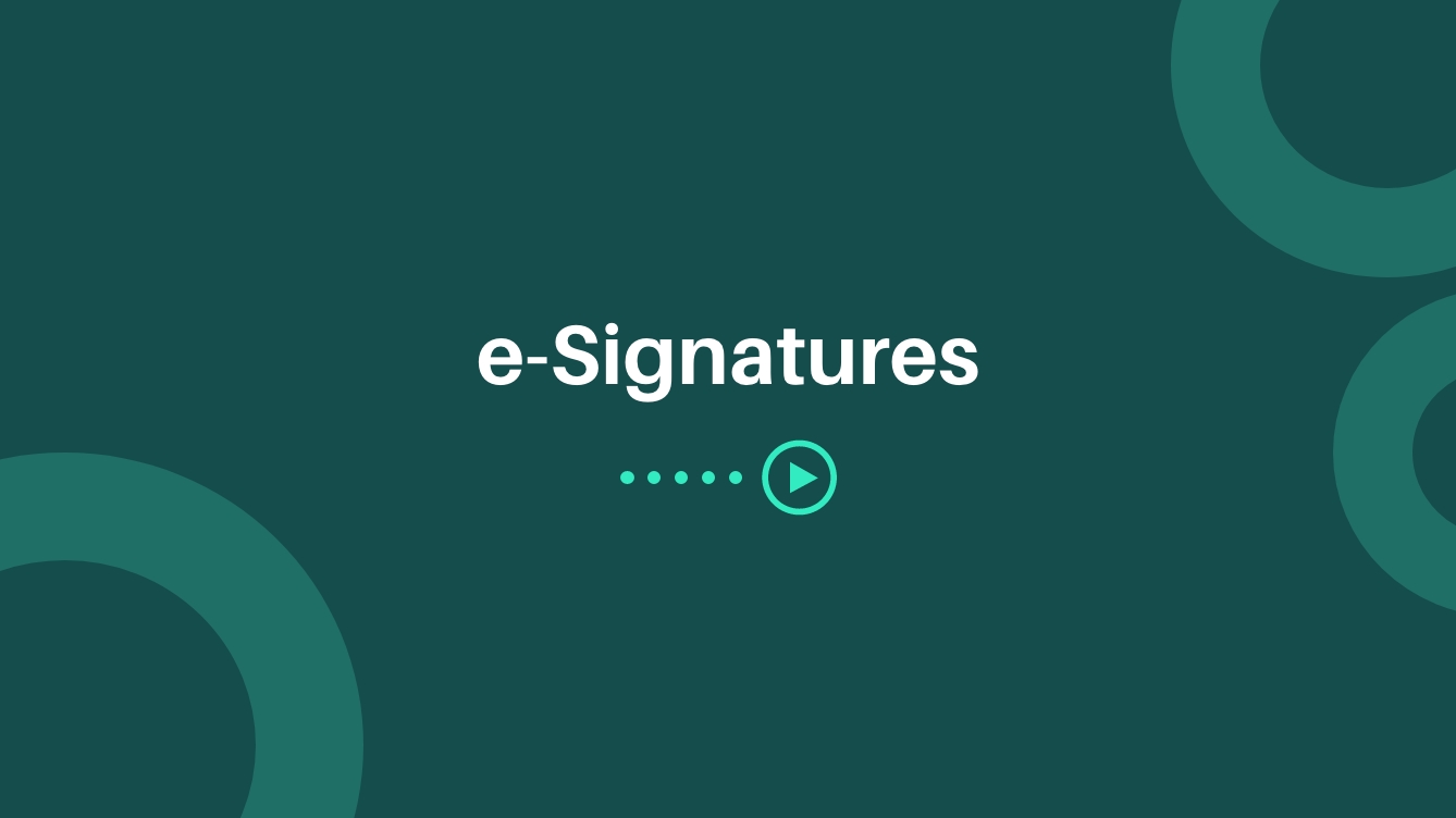 e-Signatures from AuditDashboard