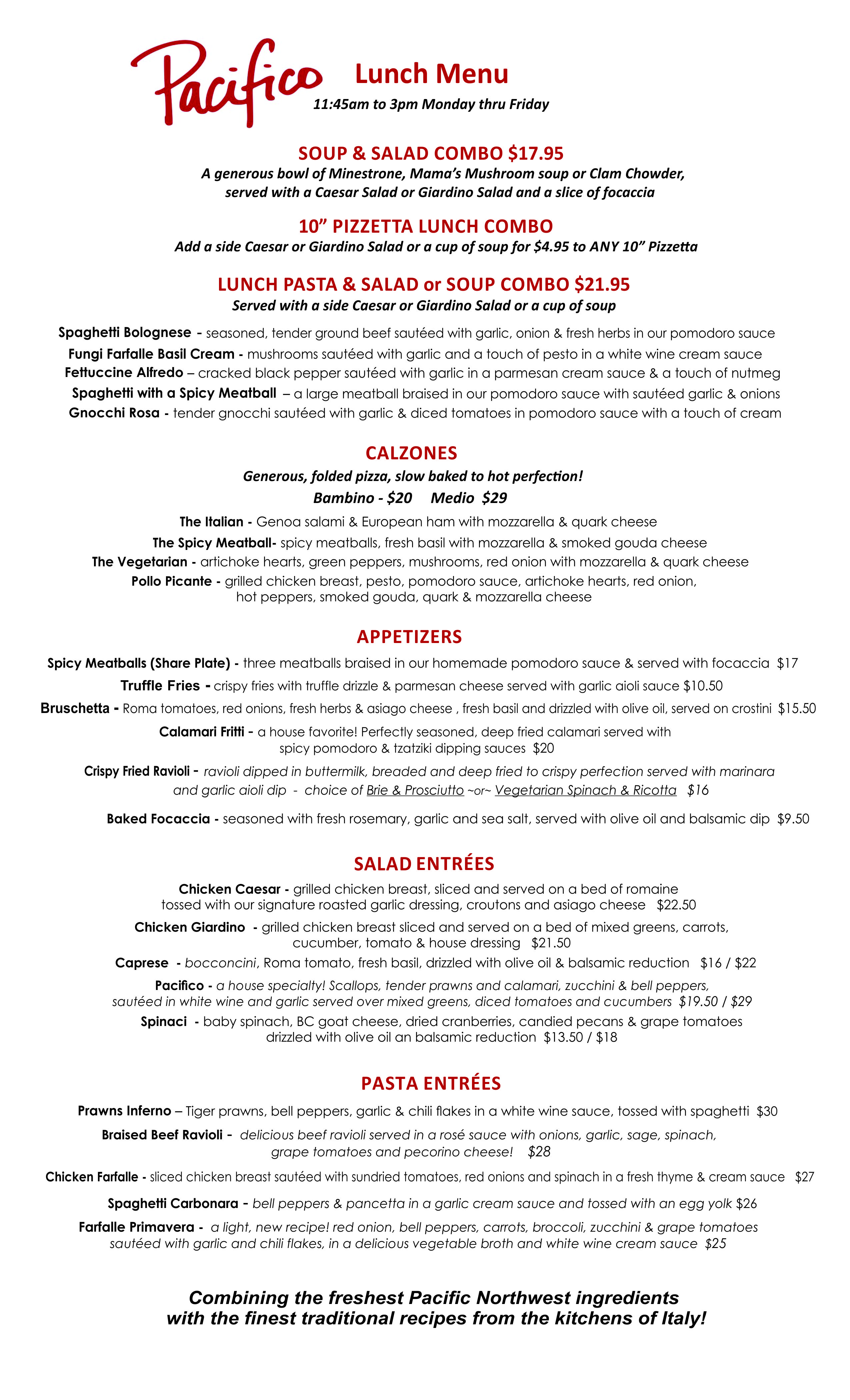 Menus