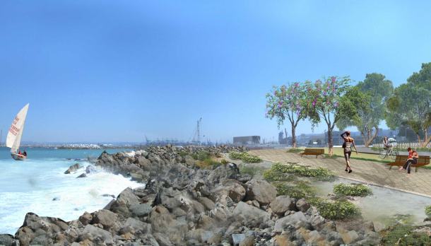 החלה הקמת הטיילת החדשה בבת גלים