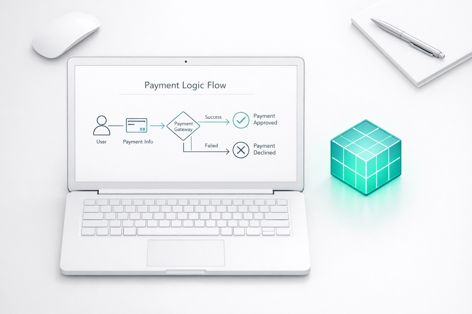 Developer sandbox environment for testing payment API logic and transaction flows before deployment.