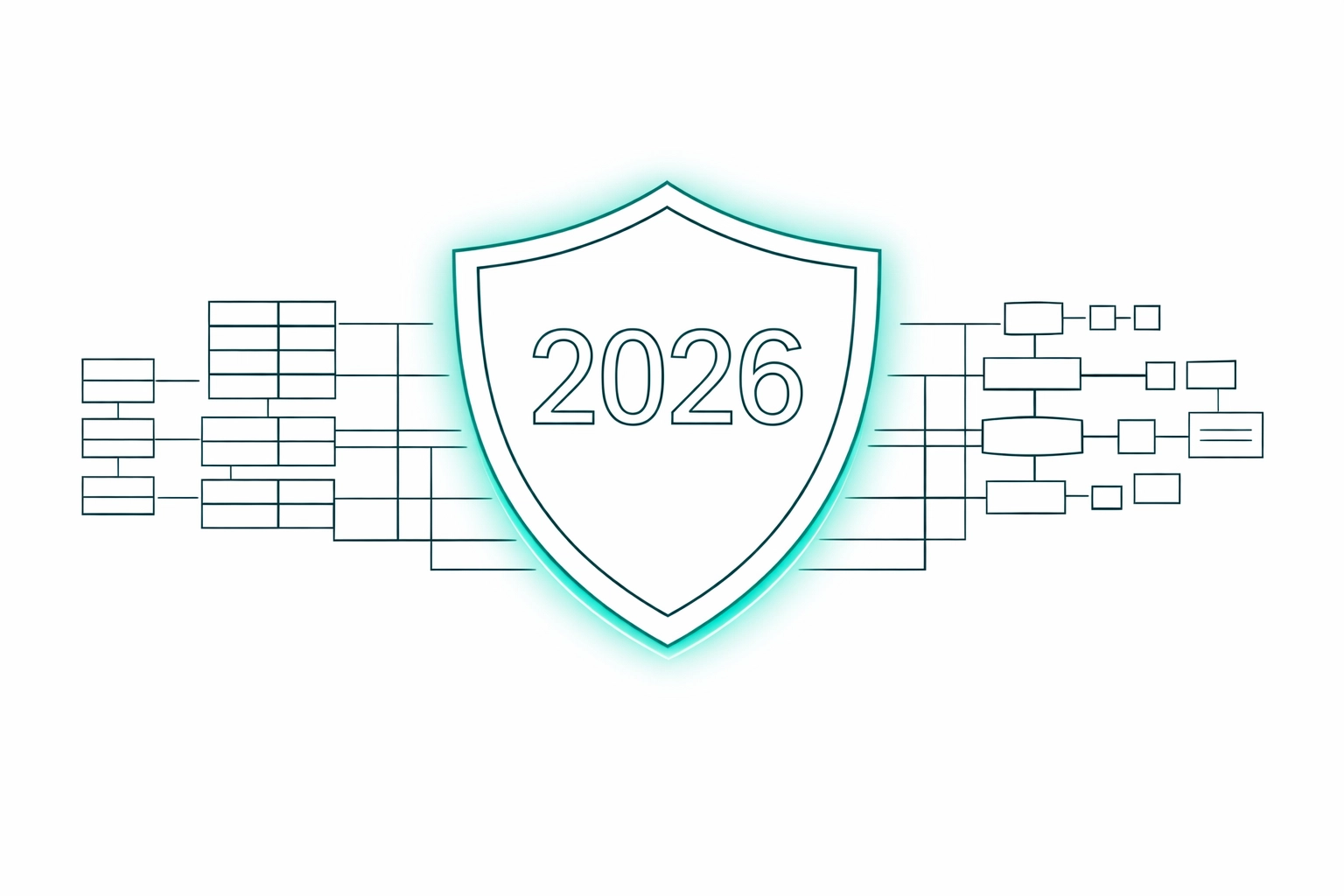 Digital security shield representing 2026 compliance for tokenized payment processing.