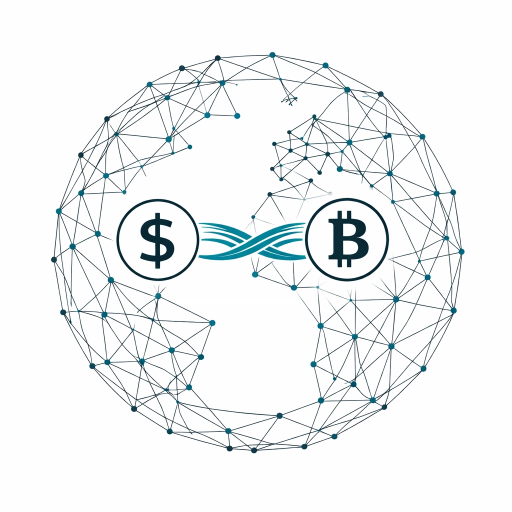 Interconnected globe illustrating seamless cross-border global settlement and stablecoin integration infrastructure.
